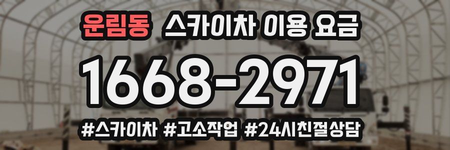 운림동 스카이차 이용 요금
