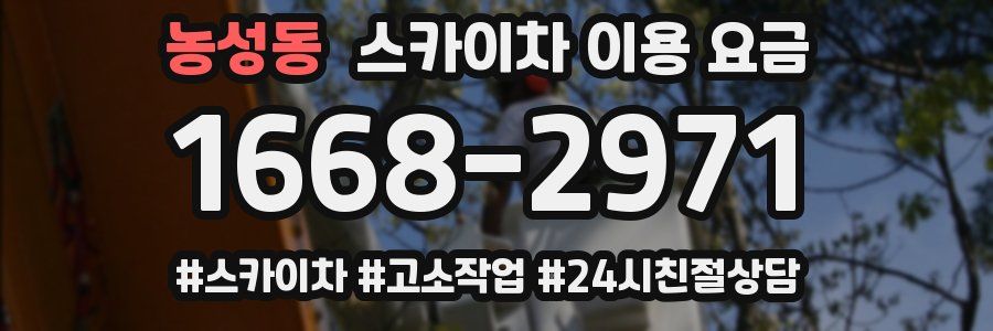 농성동 스카이차 이용 요금