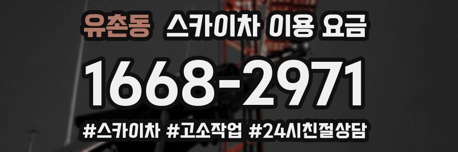 유촌동 스카이차 이용 요금