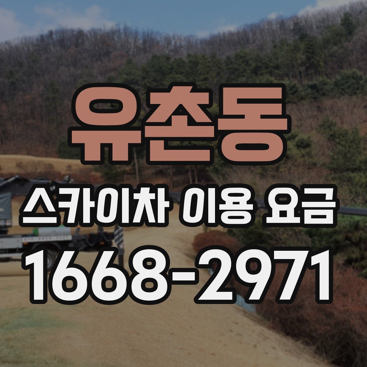 유촌동 스카이차 이용 요금