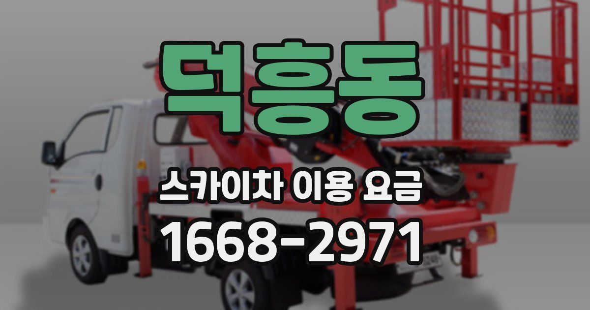 덕흥동 스카이차 이용 요금