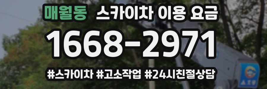 매월동 스카이차 이용 요금
