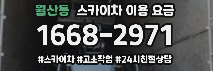 월산동 스카이차 이용 요금