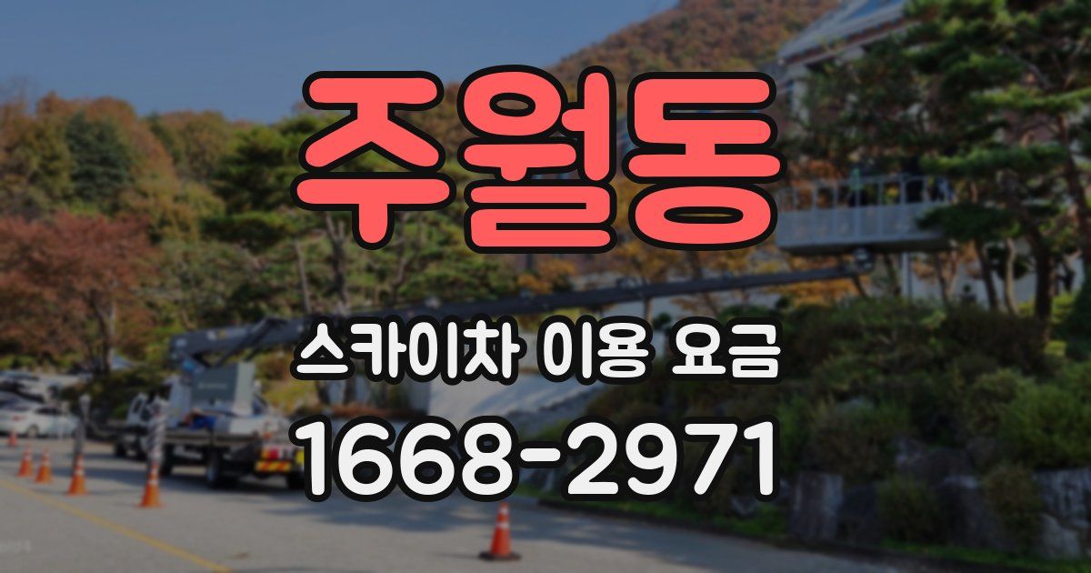 주월동 스카이차 이용 요금