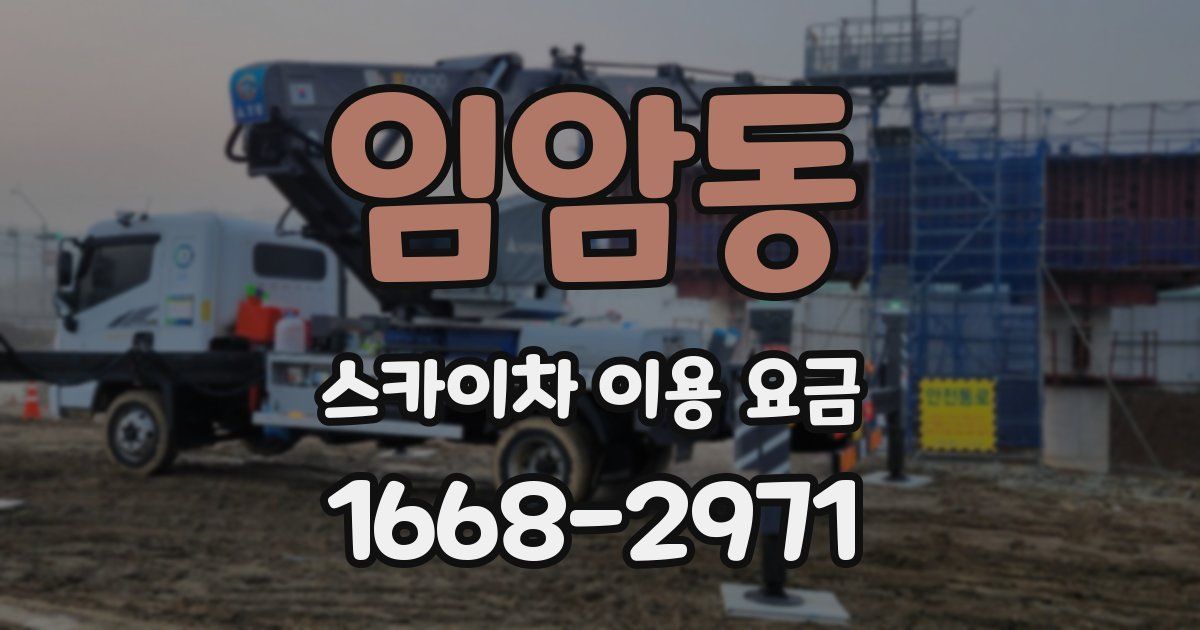 임암동 스카이차 이용 요금