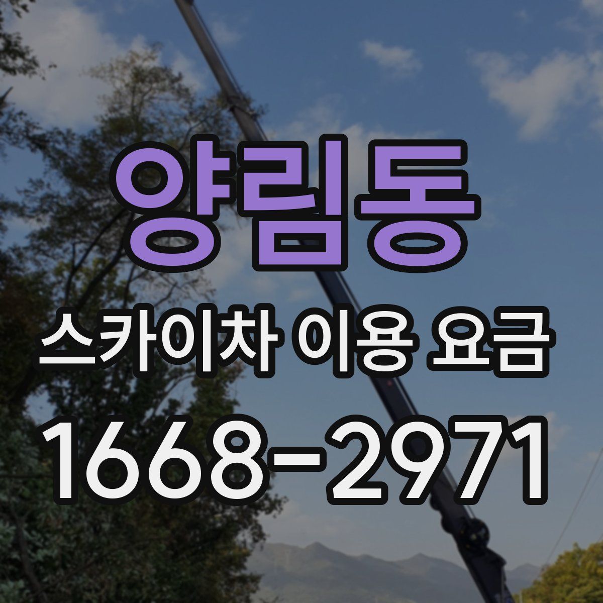 양림동 스카이차 이용 요금