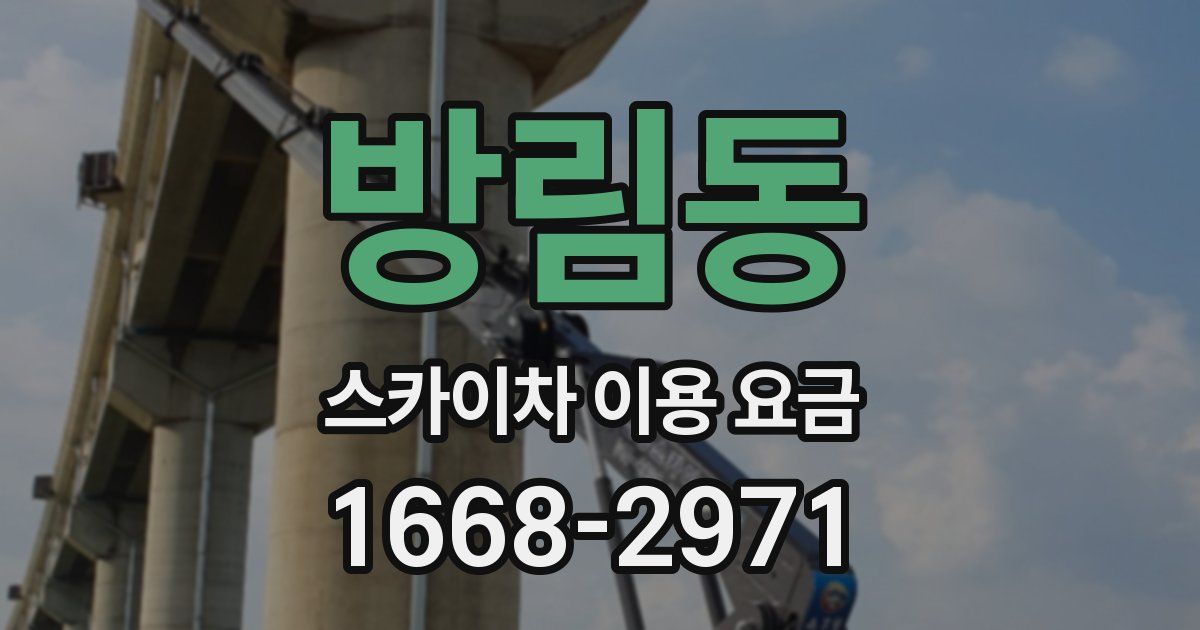 방림동 스카이차 이용 요금