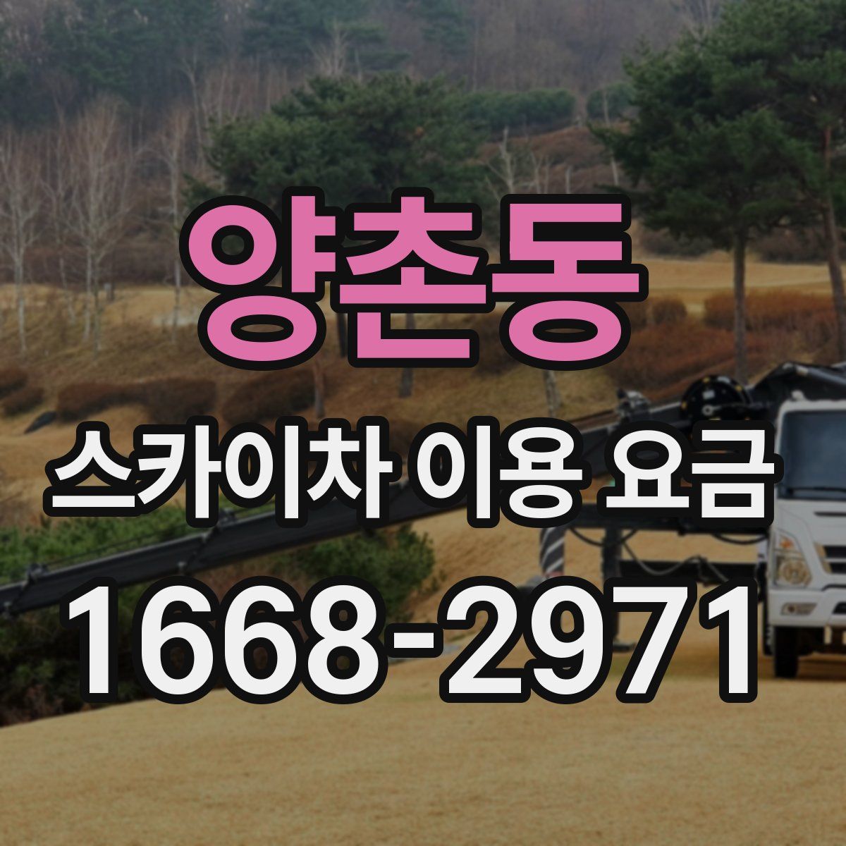 양촌동 스카이차 이용 요금