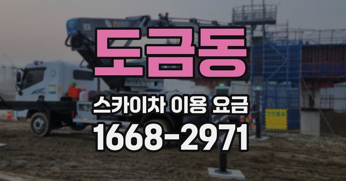 도금동 스카이차 이용 요금