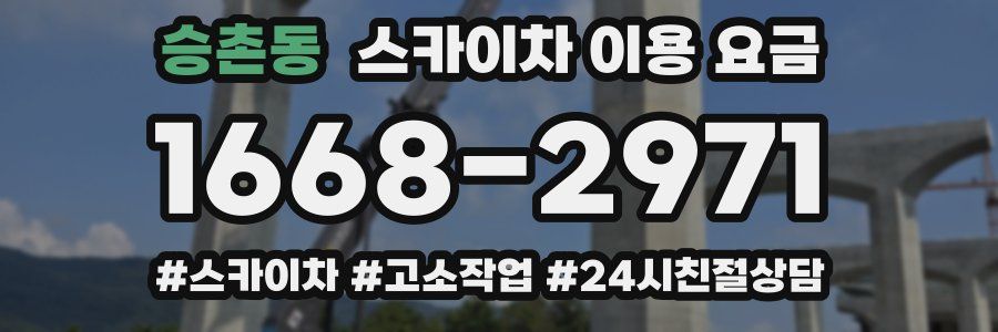 승촌동 스카이차 이용 요금