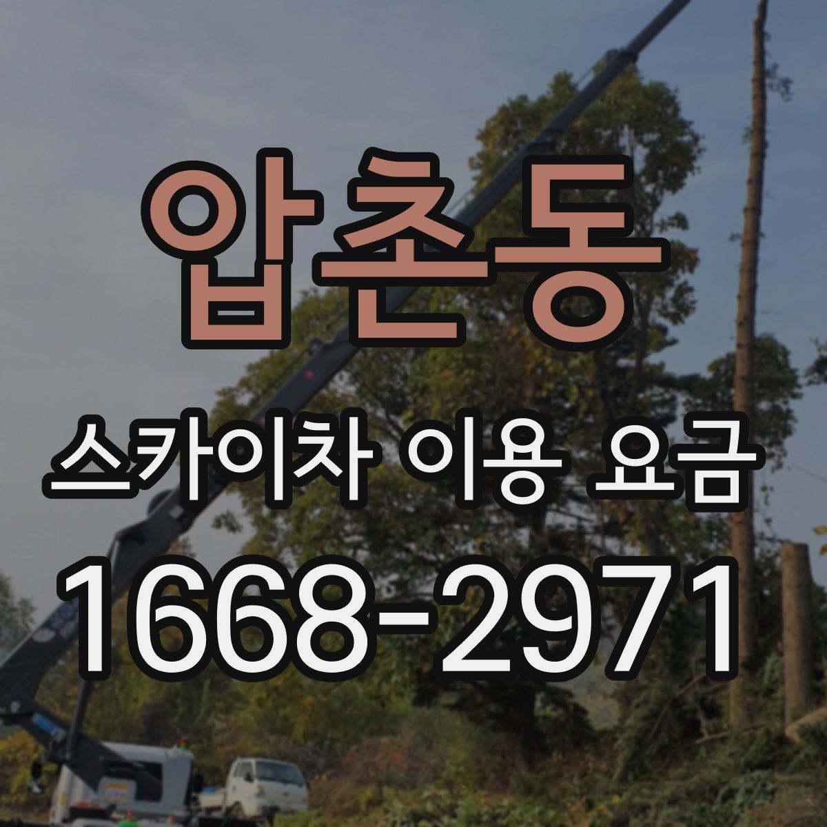 압촌동 스카이차 이용 요금