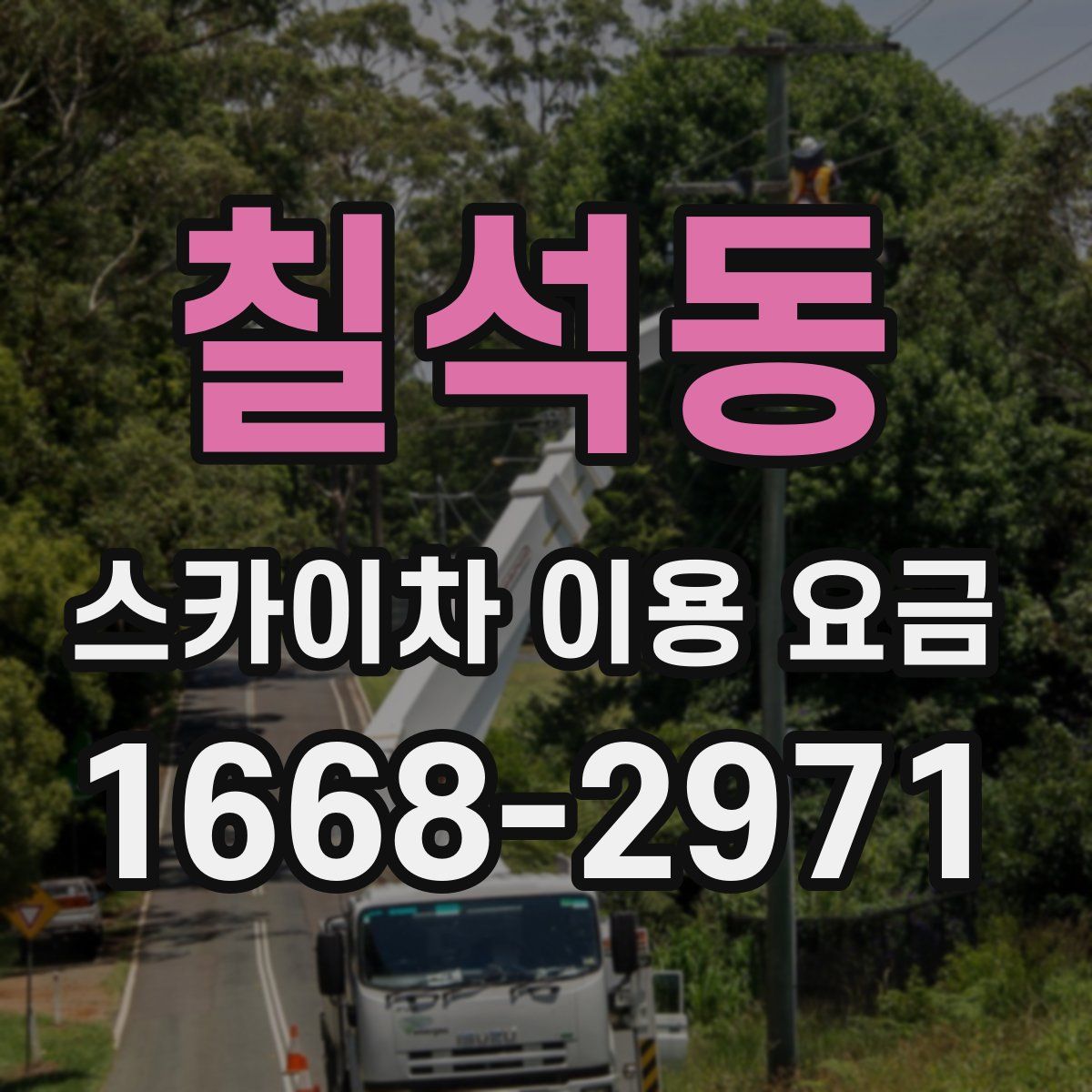 칠석동 스카이차 이용 요금