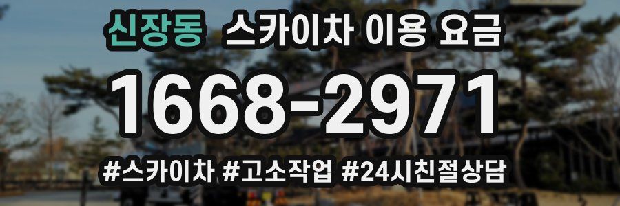 신장동 스카이차 이용 요금