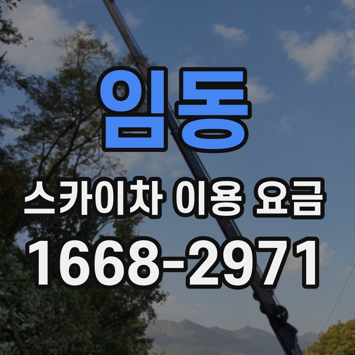 임동 스카이차 이용 요금