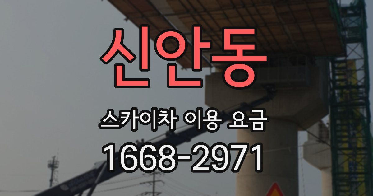 신안동 스카이차 이용 요금