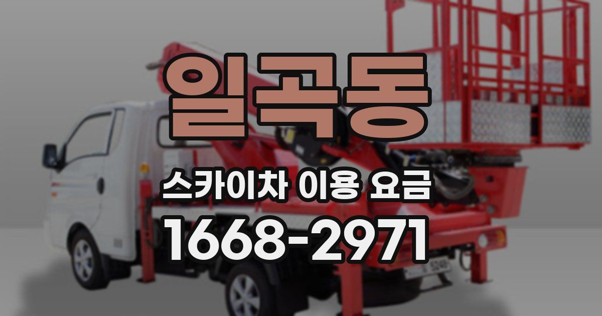 일곡동 스카이차 이용 요금