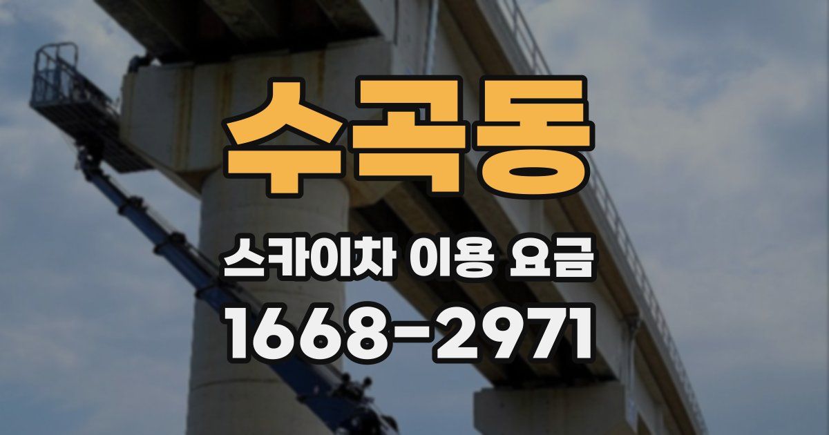 수곡동 스카이차 이용 요금