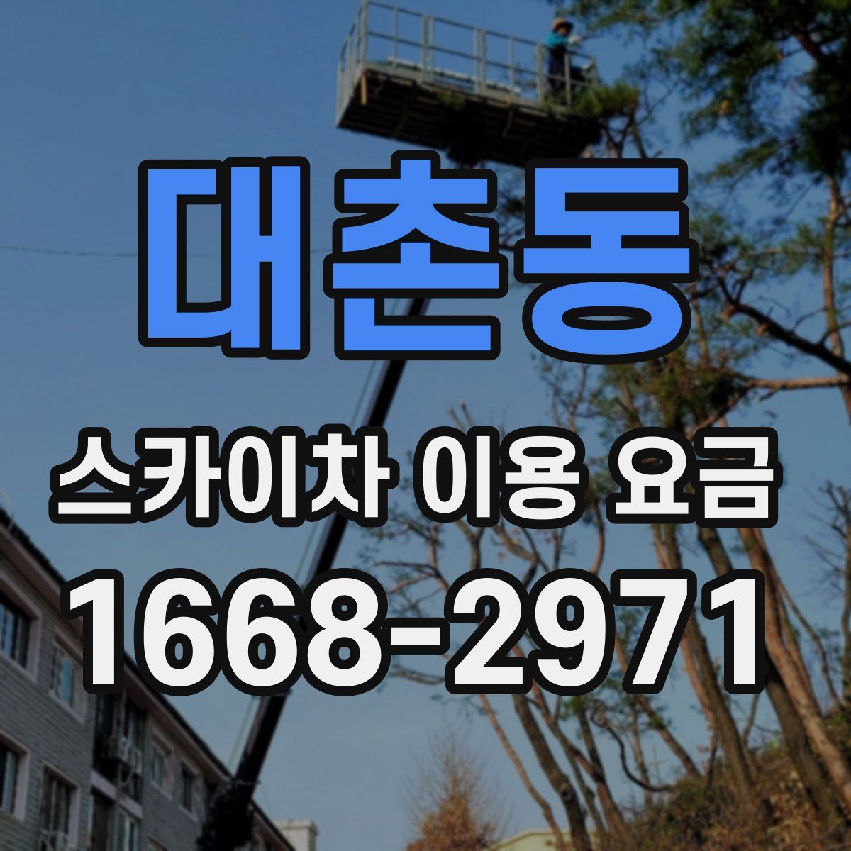 대촌동 스카이차 이용 요금