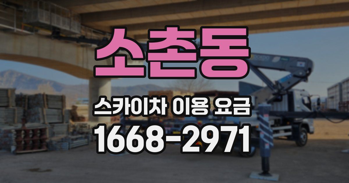 소촌동 스카이차 이용 요금