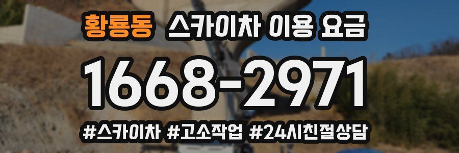 황룡동 스카이차 이용 요금