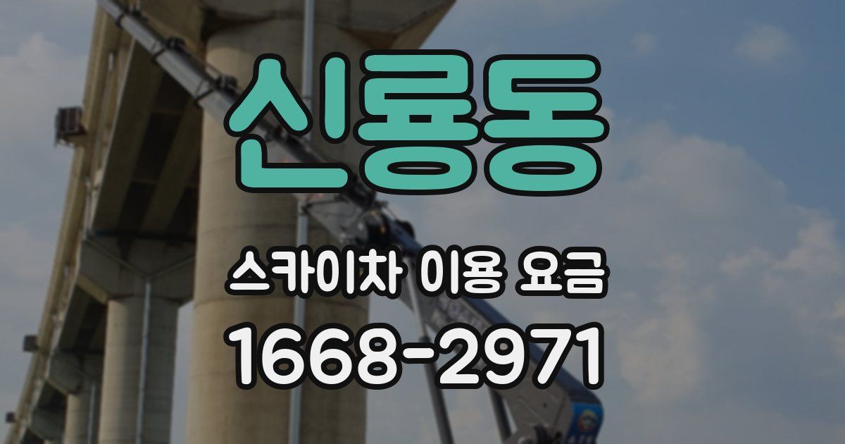 신룡동 스카이차 이용 요금