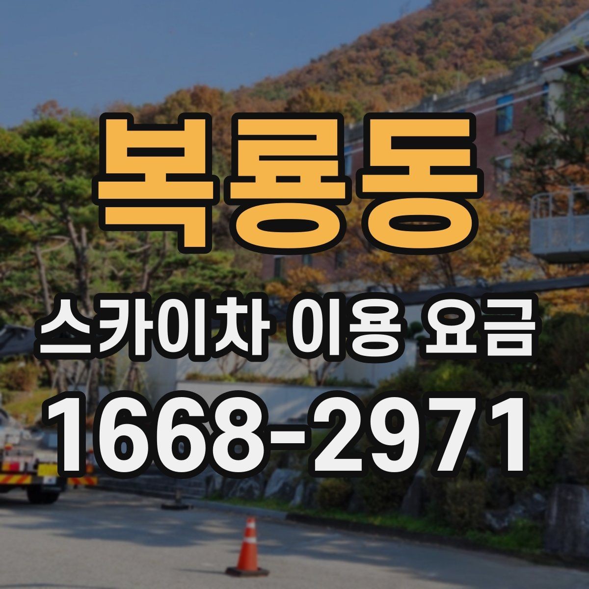 복룡동 스카이차 이용 요금 비교를 위한 핵심 항목