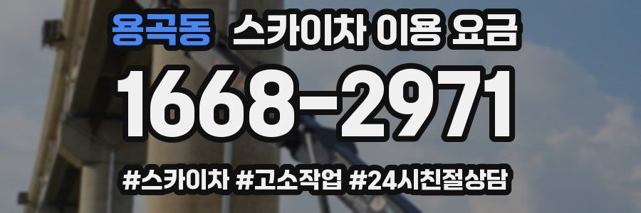 용곡동 스카이차 이용 요금