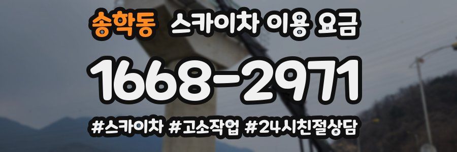 송학동 스카이차 이용 요금
