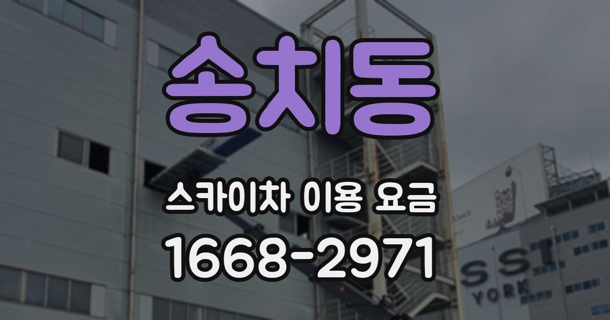 송치동 스카이차 이용 요금
