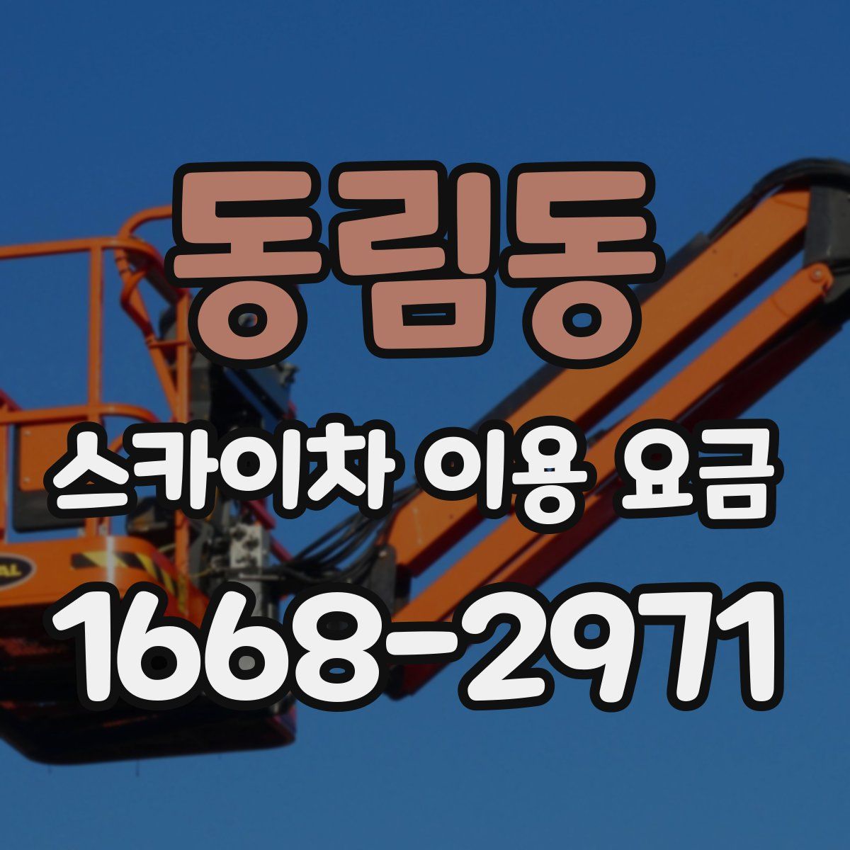 동림동 스카이차 이용 요금