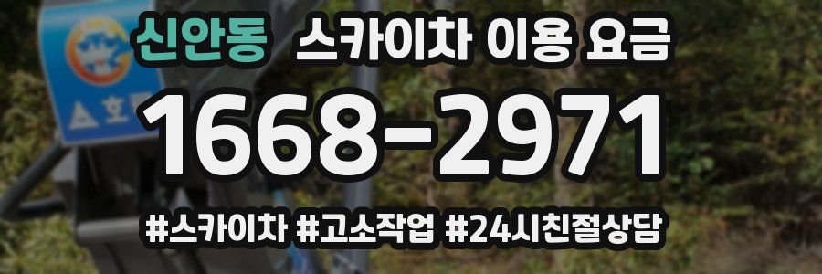신안동 스카이차 이용 요금