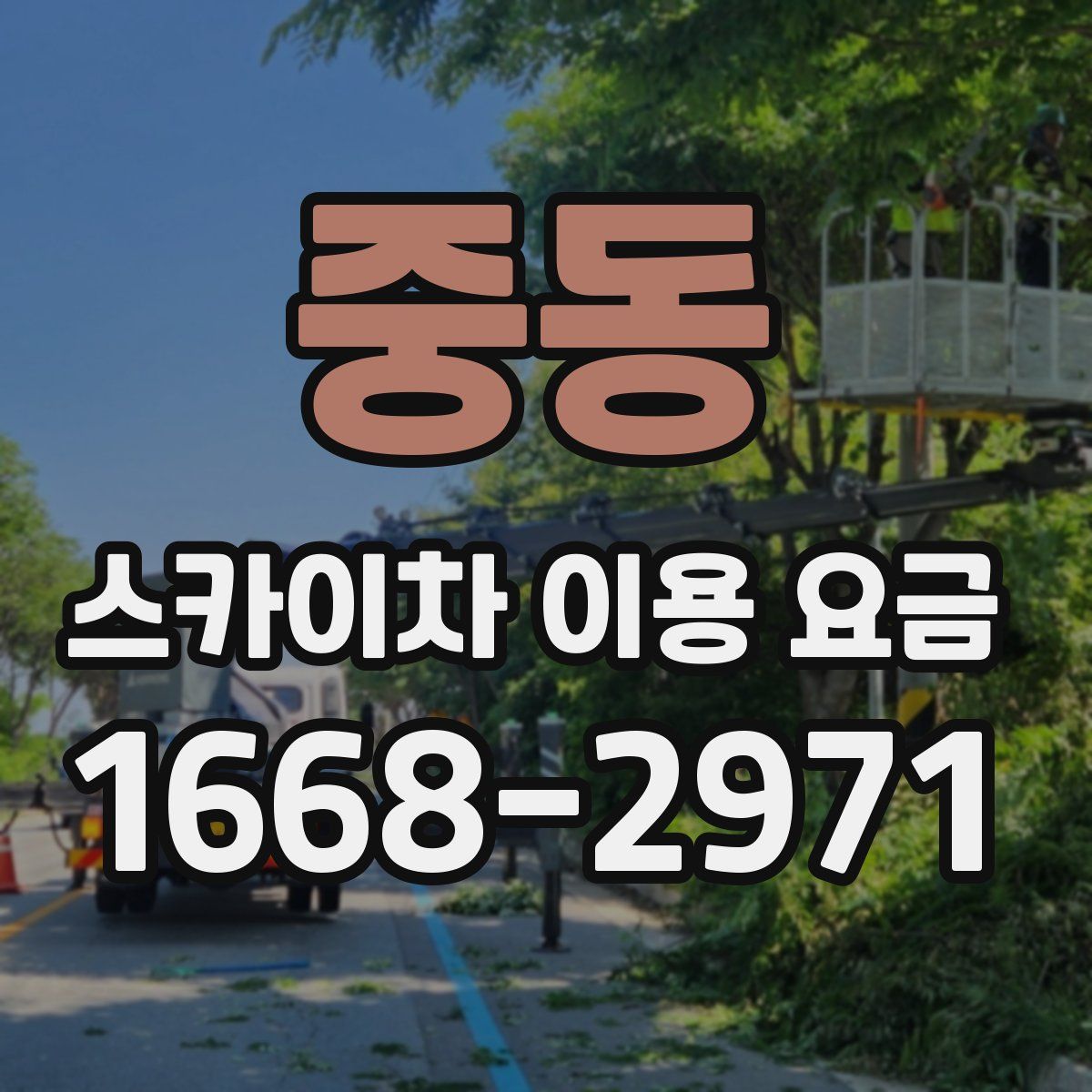 중동 스카이차 이용 요금