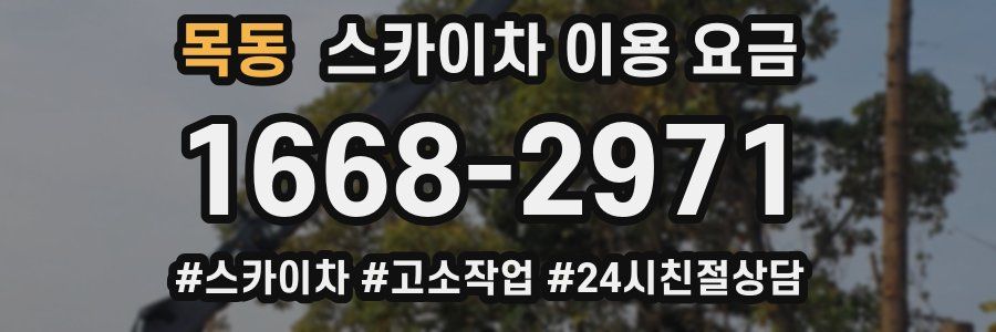 목동 스카이차 이용 요금