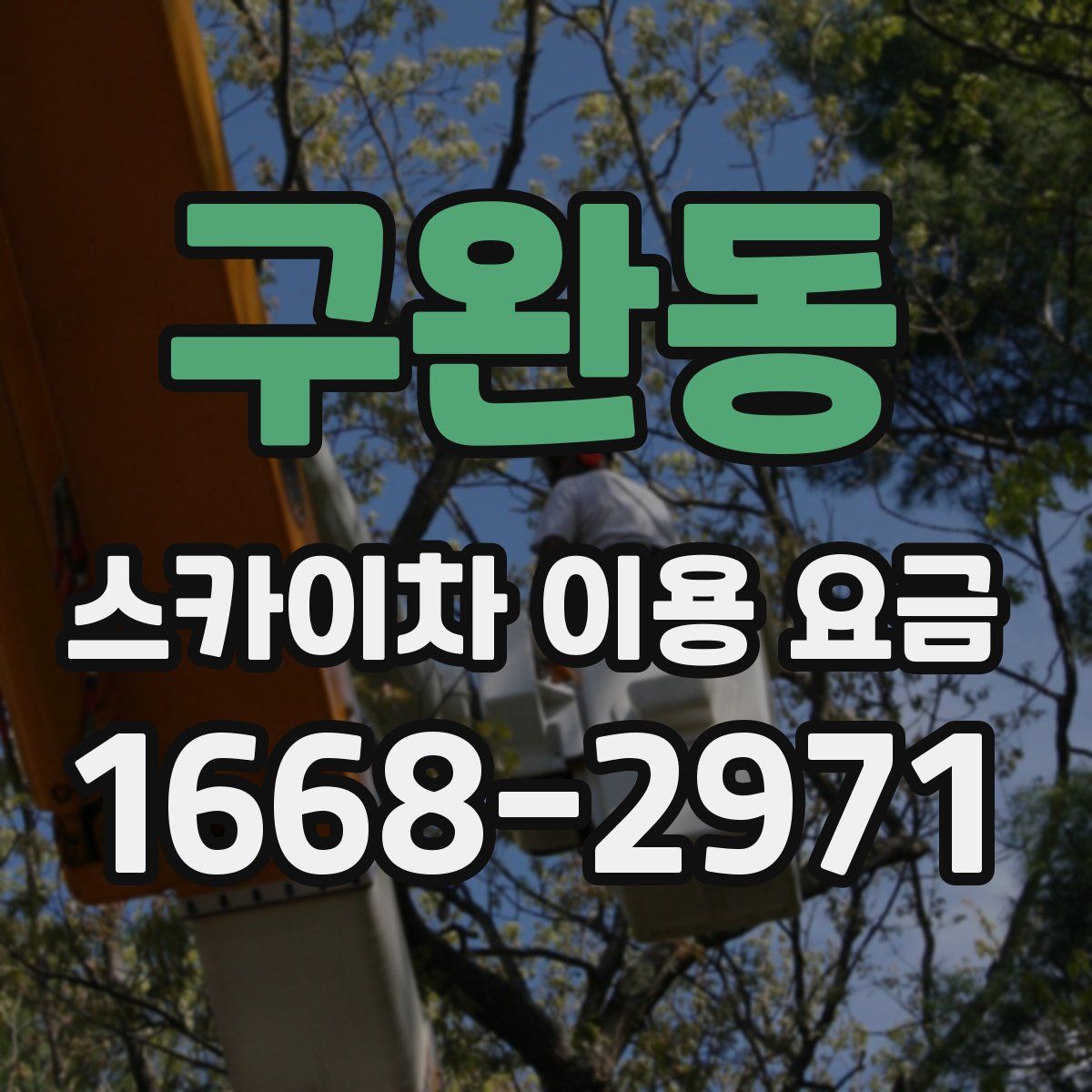 구완동 스카이차 이용 요금