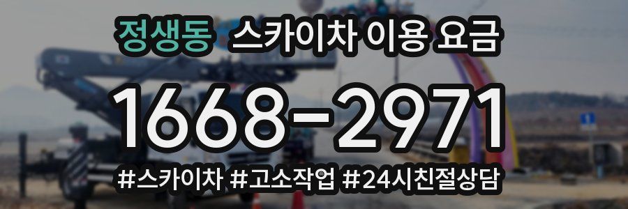정생동 스카이차 이용 요금