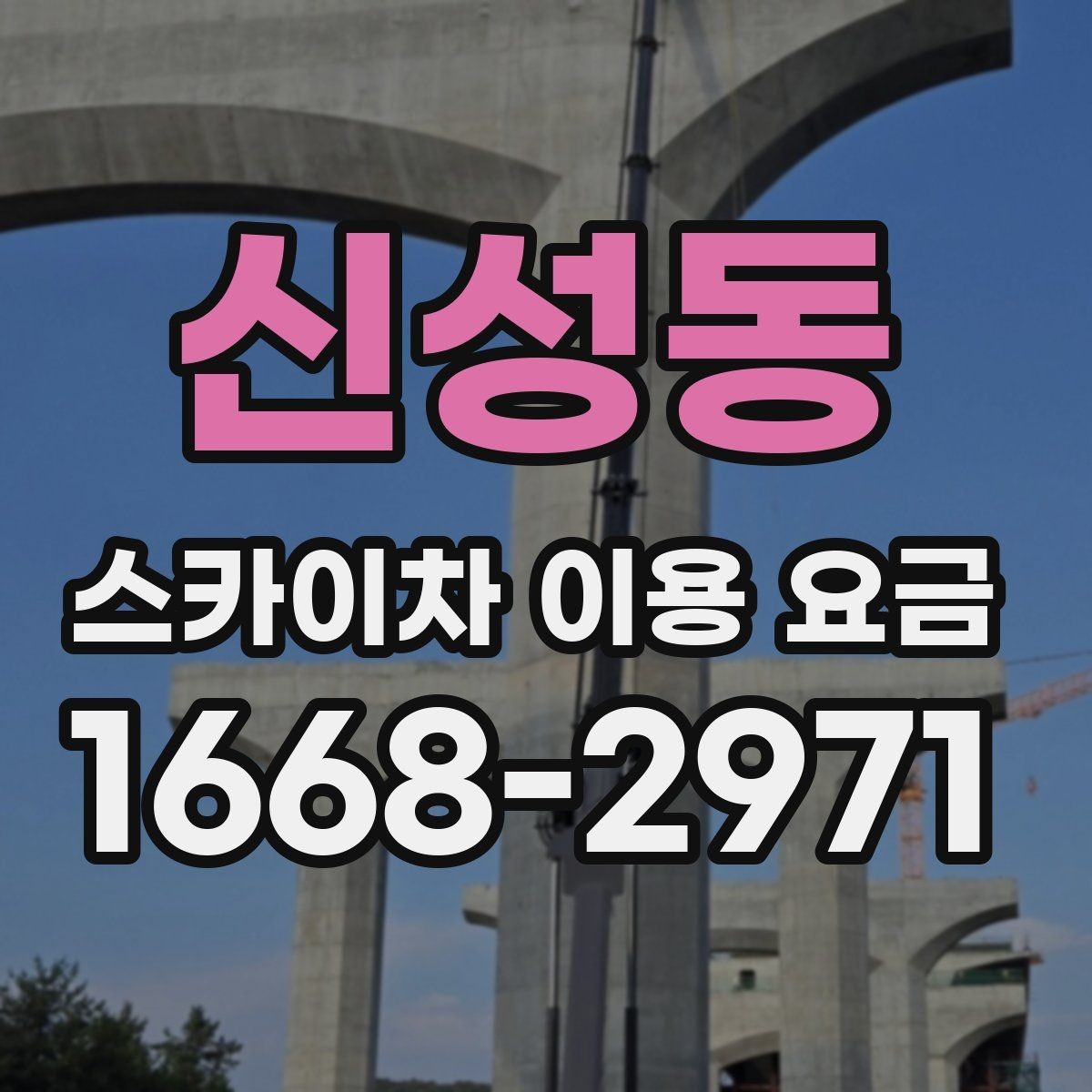 신성동 스카이차 이용 요금 정할 때 확인할 안전 조건