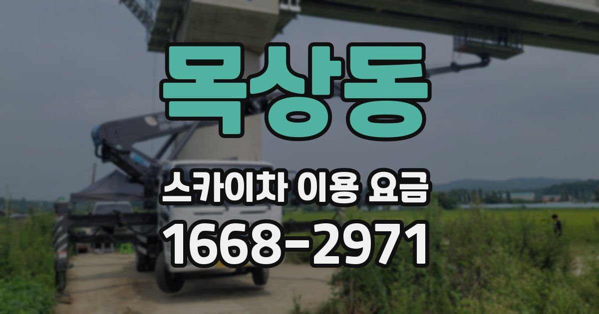 목상동 스카이차 이용 요금