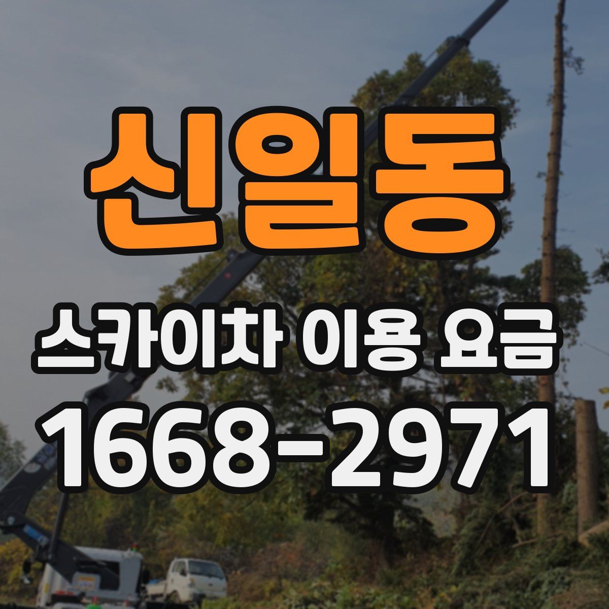 신일동 스카이차 이용 요금
