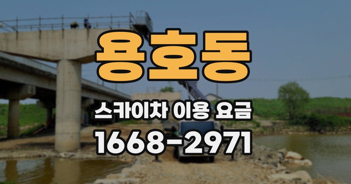 용호동 스카이차 이용 요금