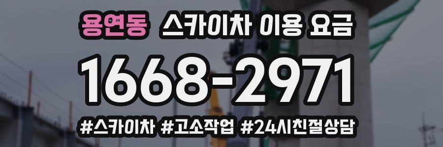 용연동 스카이차 이용 요금