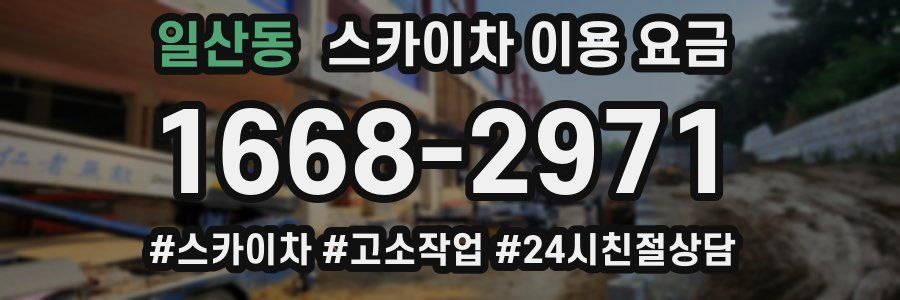 일산동 스카이차 이용 요금