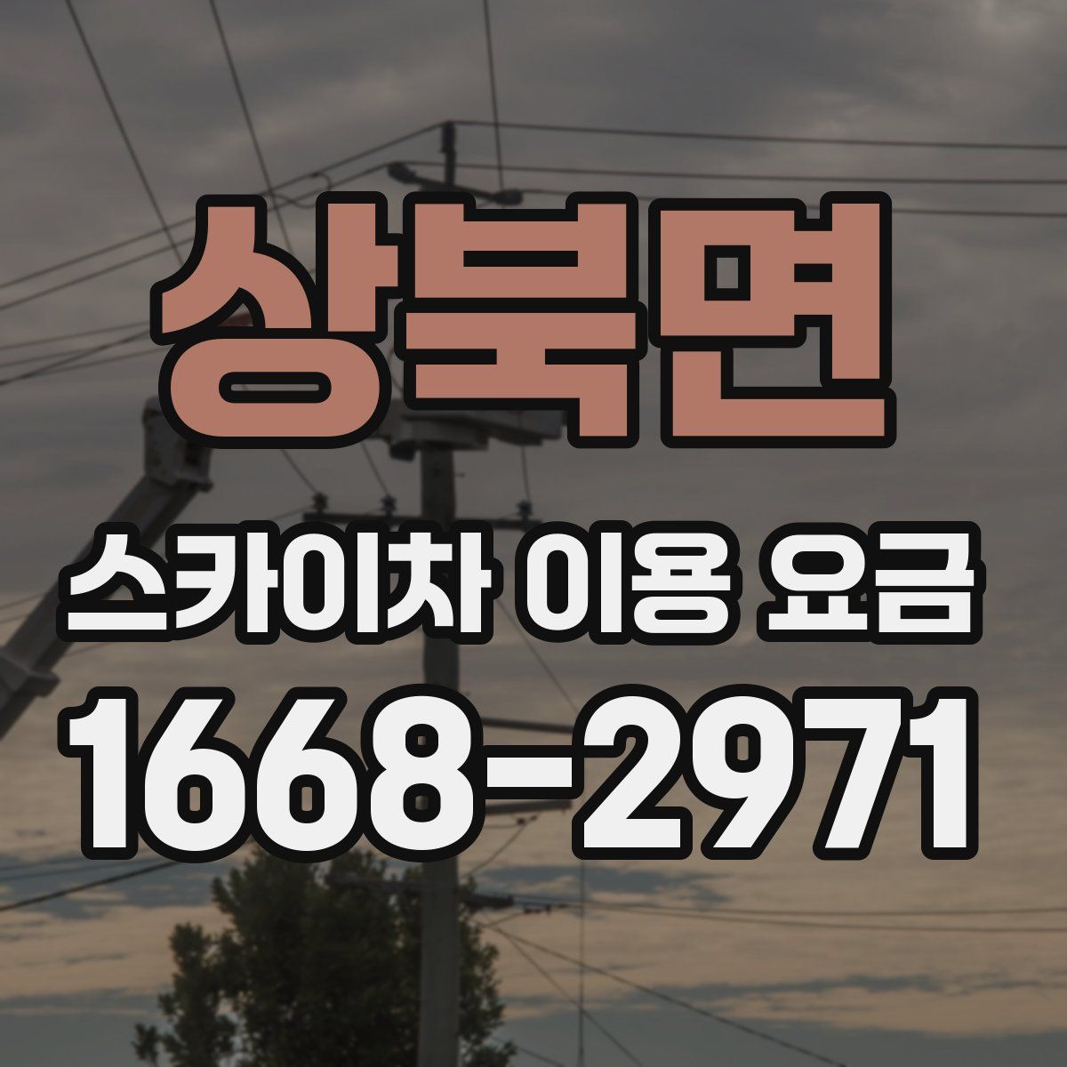 상북면 스카이차 이용 요금