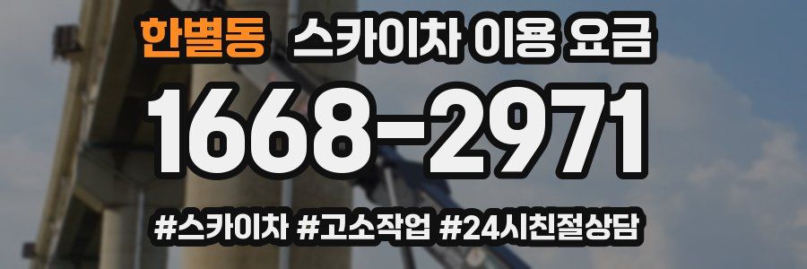 한별동 스카이차 이용 요금