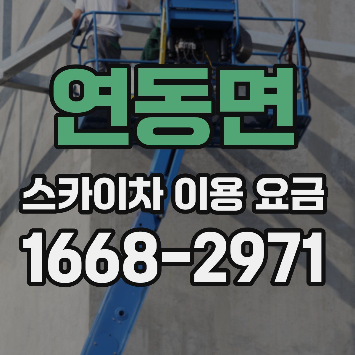 연동면 스카이차 이용 요금