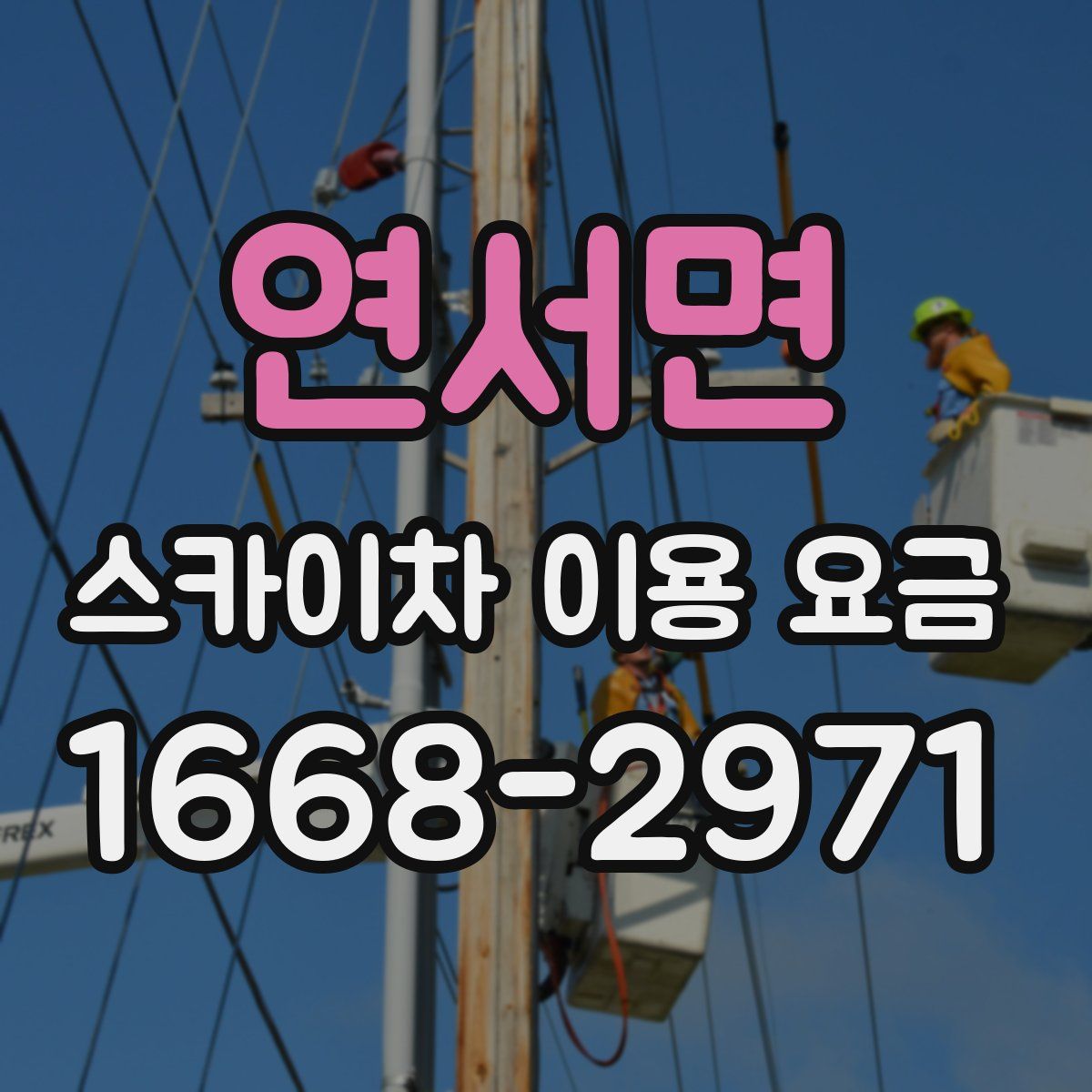 연서면 스카이차 이용 요금