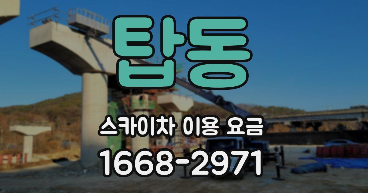 탑동 스카이차 이용 요금