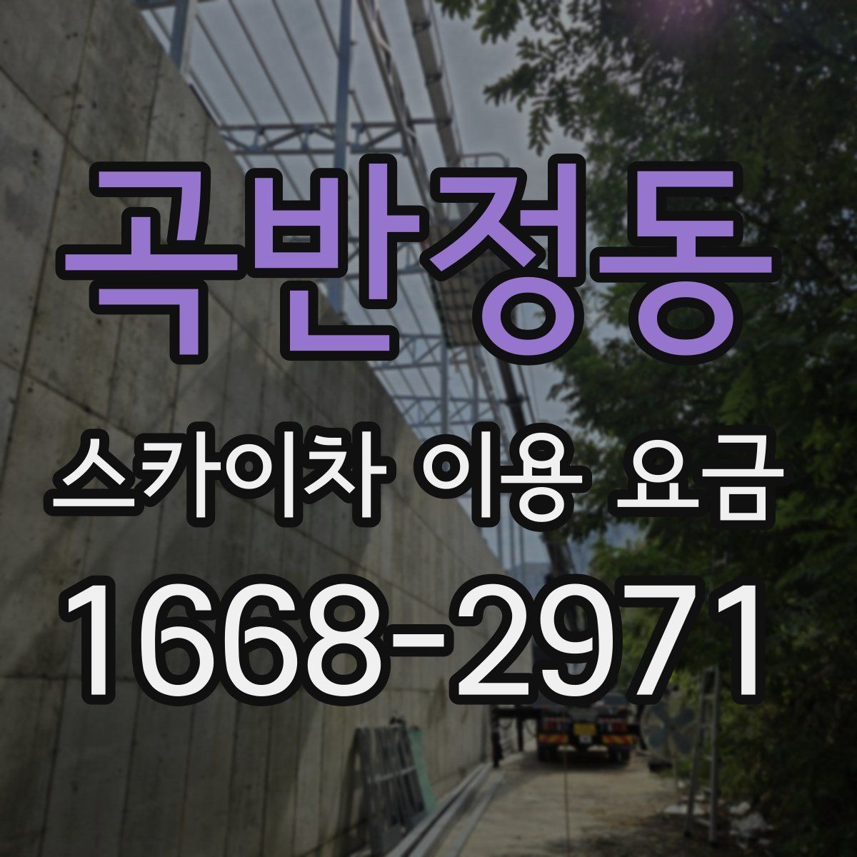 곡반정동 스카이차 이용 요금 확인할 때 가장 먼저 볼 것
