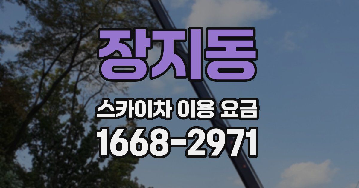 장지동 스카이차 이용 요금
