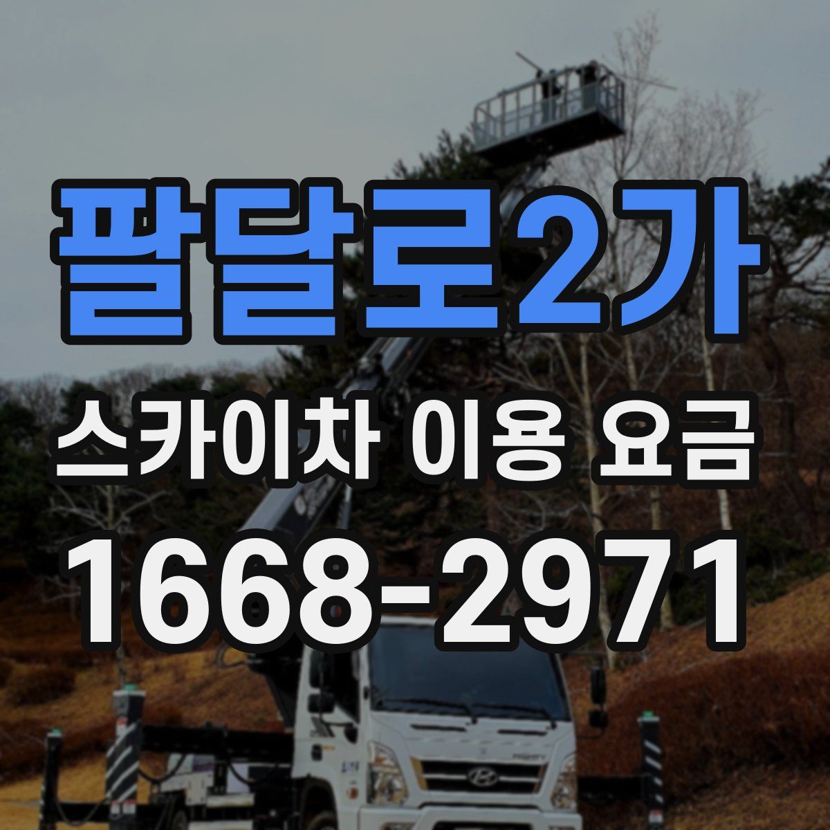팔달로2가 스카이차 이용 요금
