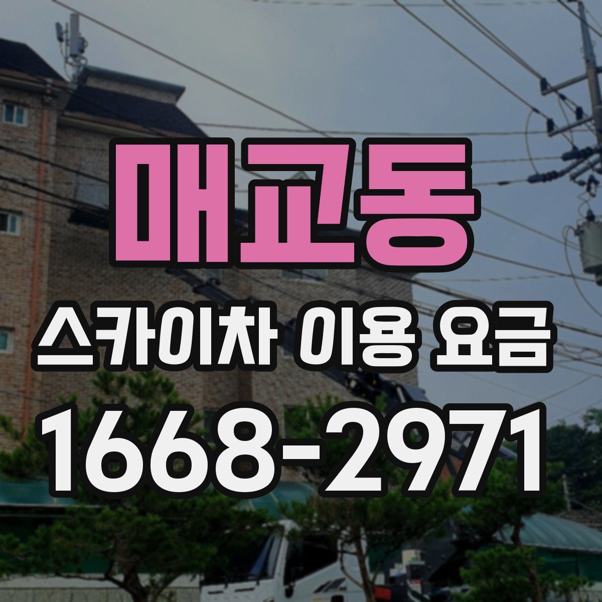 매교동 스카이차 이용 요금